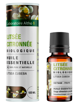 Litsée citronnée bio (Verveine exotique) - 10 mL